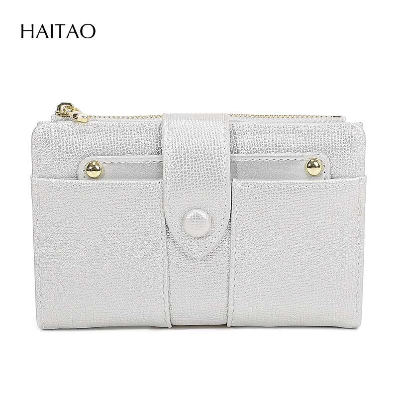 Nueva cartera de mujeres bolsas de tarjetas de color sólido2024 mujeres de alto nivel sentido transfronterizo cremallera bolsas de cambio fuente fabricante