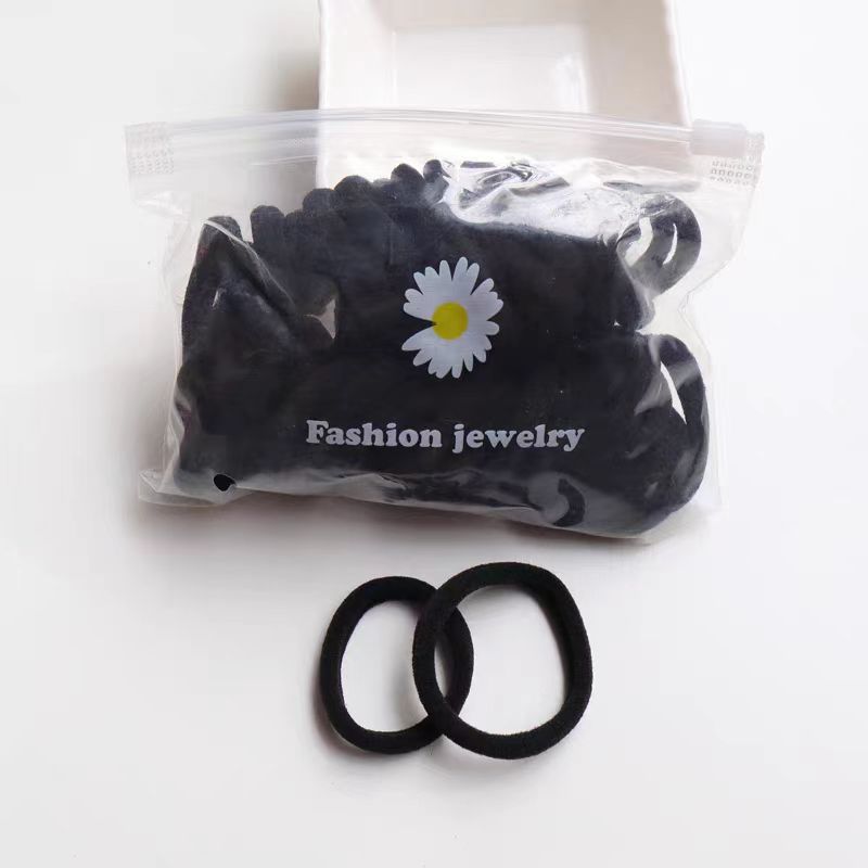 Niños accesorios para el cabello niñas sin costura cabello de alta elasticidad no daña cabello anillo de cabello banda de goma cubierta de cabello