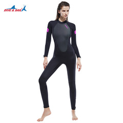 Amazon 5MM Insulated Wetsuit with Fleece Long Sleeve One-Piece Diving Suit for Winter Swimming, Snorkeling, Surfing
