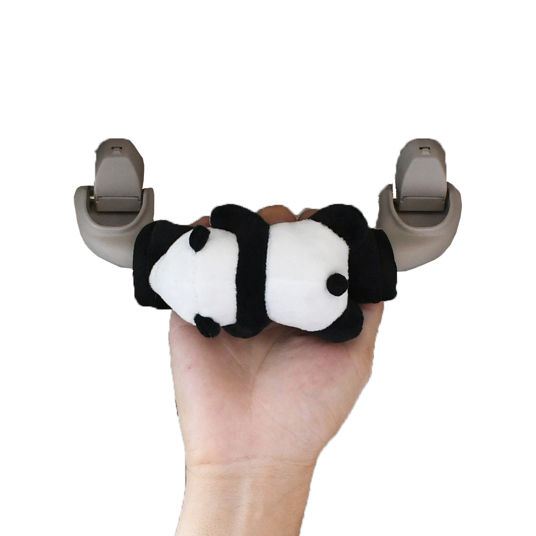 Guantes de mango de techo de automóvil adorables Panda decoración de automóviles eléctricos interiores para niños y niñas universales