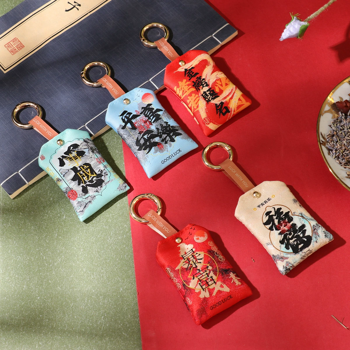 Саше с заголовком «Золотой список», сумка-амулет мира «Год Дракона», сатиновое саше, саше из полыни, саше, саше из сандалового дерева, саше на заказ