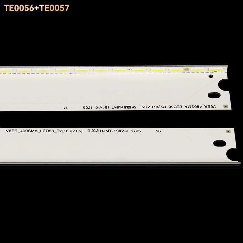 Подходит для Samsung UE49KU6510 UE49KU6500 ТВ световая лента V6ER_490SMB_LED58_R2