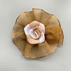 Shiffon hair band handmade, hair accessory contains rose flower-shaped, thin weaving, flowered