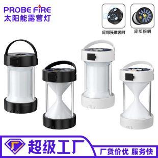 New outdoor camping lights Type-C emergency lights multifunctional tents solar rechargeable LED strong light camping lights