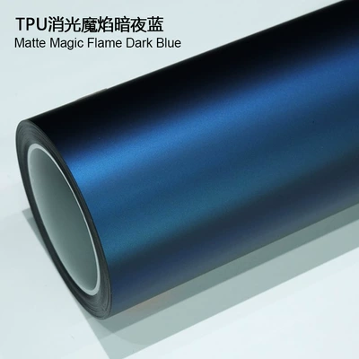 color changing film protective film | Auto Color Change Film - tpu-matte-magic-flame-dark-night-blue-1524m15m