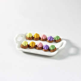 泓豪工厂直供52微缩玩具模型场景 娃娃屋配件迷你玩具小饼干I108