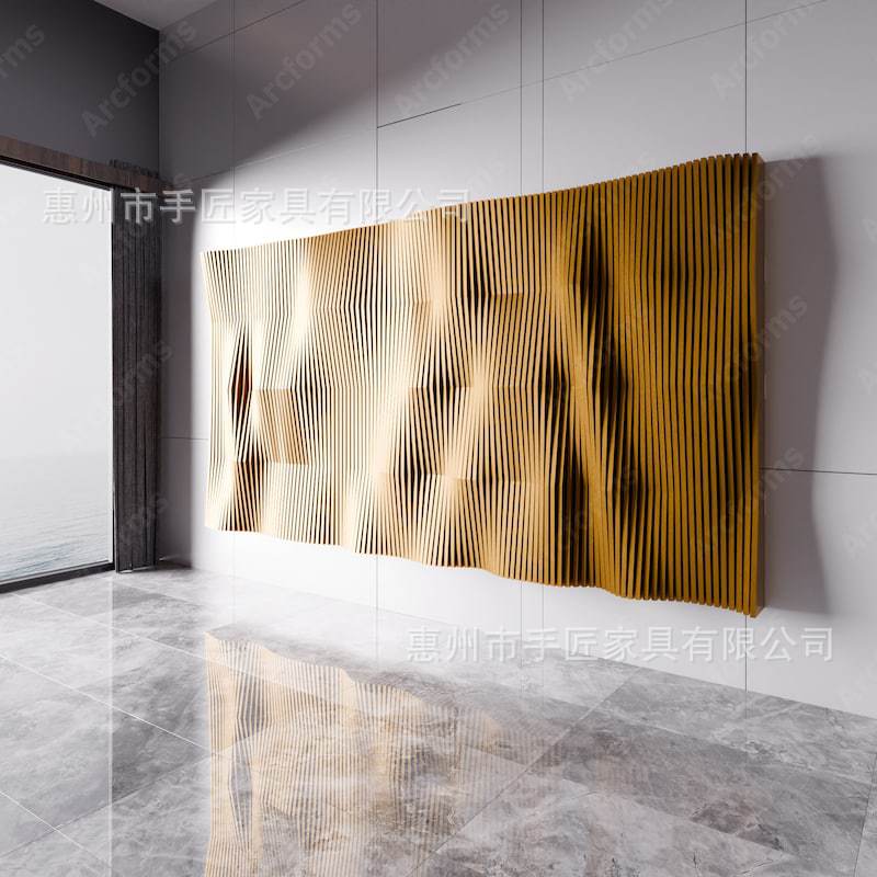 Decoración de Pared Cara de Madera Maciza, Decorativo, para Salón, Dormitorio y Hoteles image 3