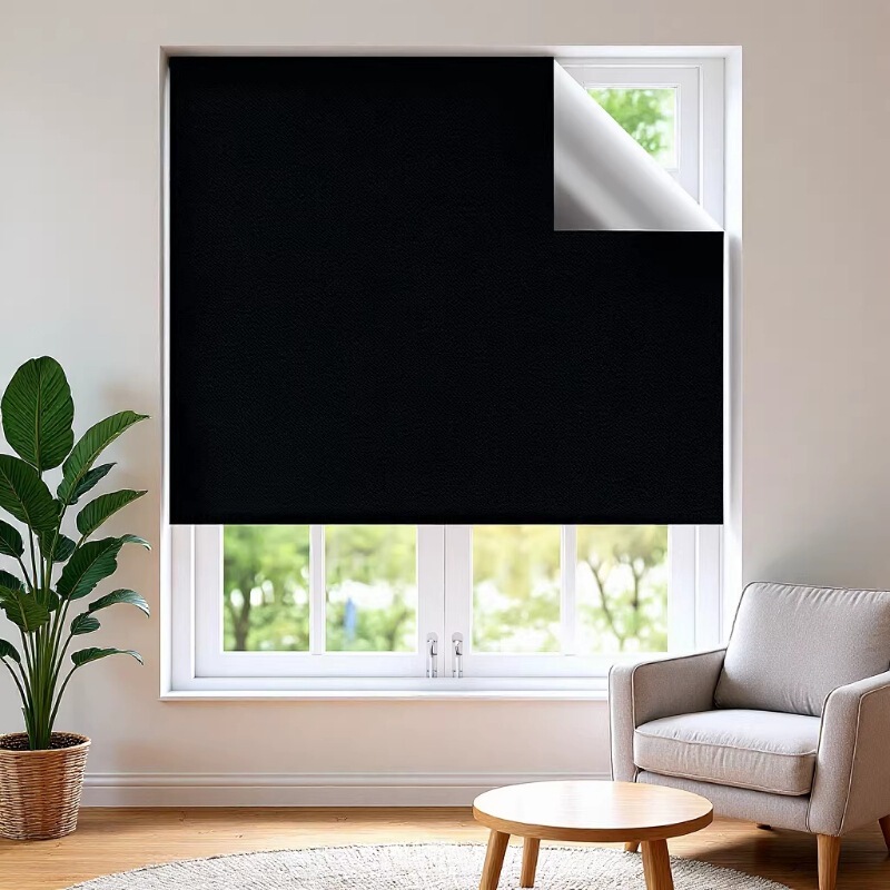Cross-Border Portable Cut-To-Size Curtain Fabric with Titanium Silver Coating, Full Blackout 420D Oxford Cloth Travel Sunshade Curtain Fabric