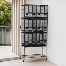 鸟笼鹦鹉用品三层超大型飞行松鼠笼繁殖笼别墅笼子FD-B-014-3