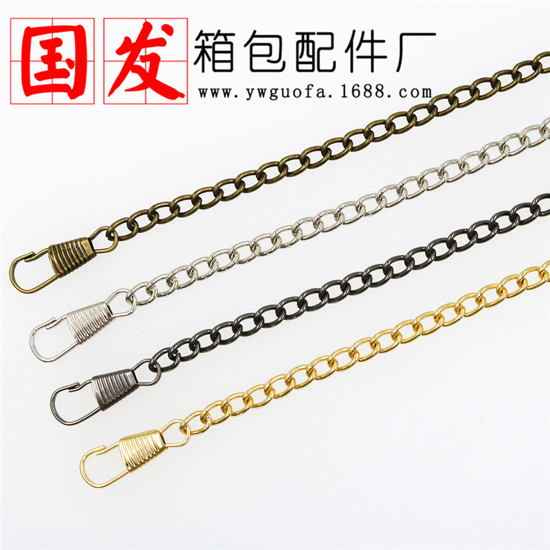 [Nuevo] 120CM cadena simple hebilla 100CM cadena de torsión cadena cadena cadena de bolsas de cuatro colores opcional