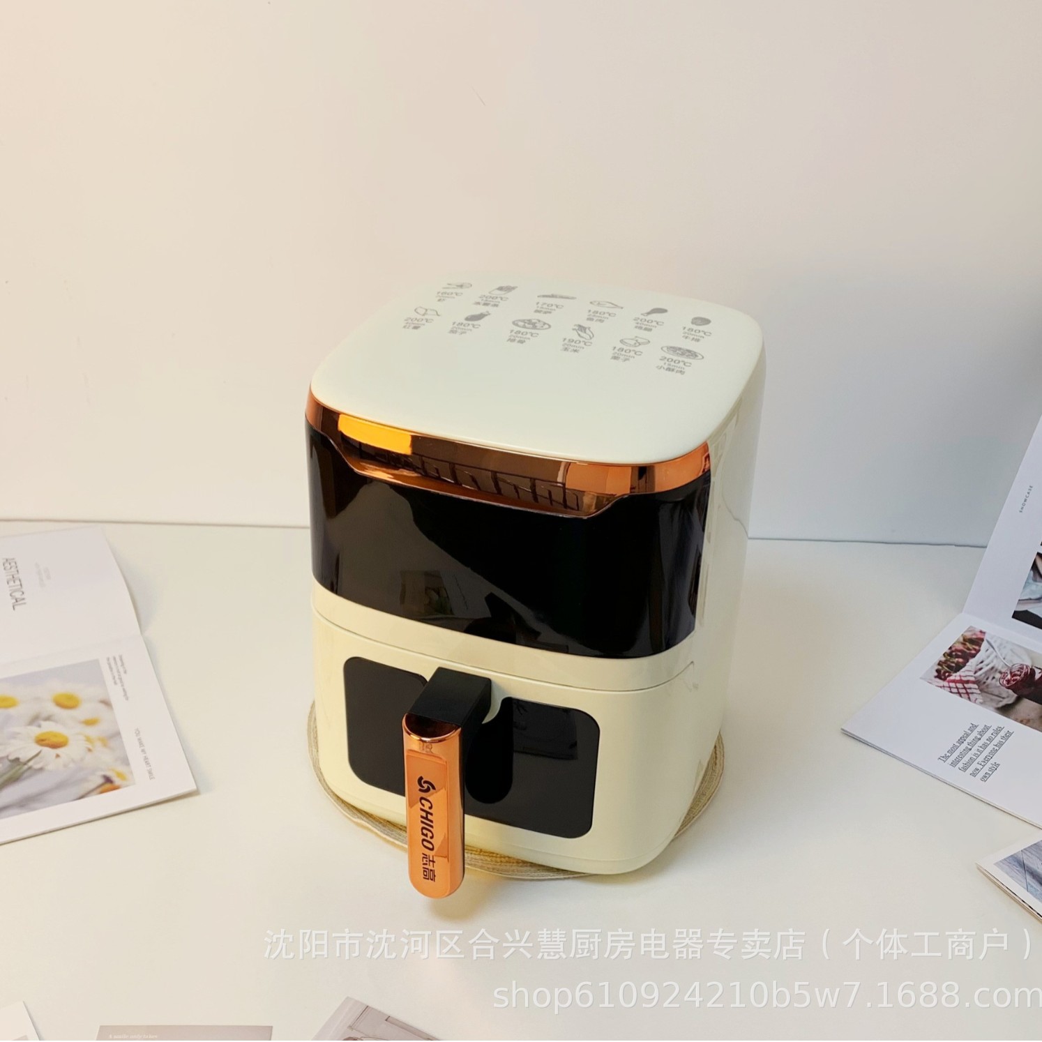 Large-Capacity Drawer-Type Automatic Power-Off Protection Electric Oven, Safe and Reliable, Non-Stick Inner Tank, Visual Air Fryer