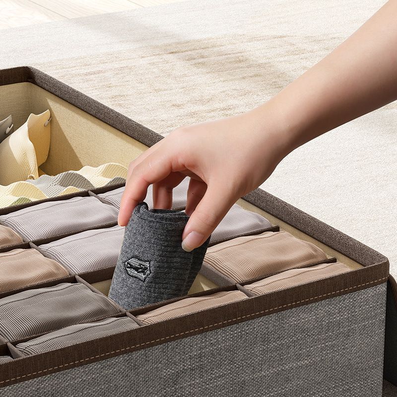 Amazon 3-in-1 引き出し式下着寝室靴下収納ボックス 蓋付き 大容量収納ボックス オーガナイザーボックス バッチ|undefined