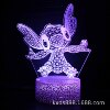 Creative touch LED table lamp, night light, remote control, 3D