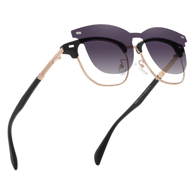 CG3202 un espejo de doble uso se puede equipar con gafas de cerca Nuevo conjunto magnético miopía gafas de sol polarizadas de hombres y mujeres
