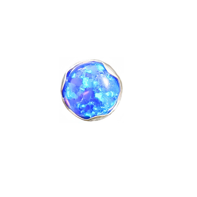 Labret piercing jewelry detail image
