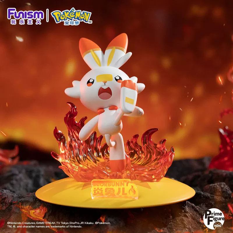 Коллекционный набор фигурок Pokémon (Pokémon), маленькие персонажи, ок. 9 см, подставки