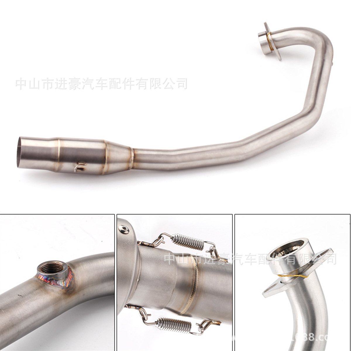 Suitable for Motorcycle Modification: Feiying 250 Feiying R25 Front Section/Stainless Steel Exhaust Pipe Front Section, Factory Direct Sales