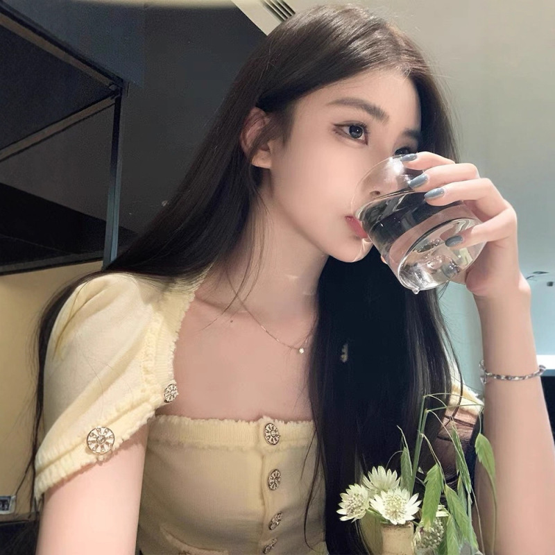 OKMASHOP 小香风针织套装女早秋气质修身吊带背心+针织开衫两件套|undefined