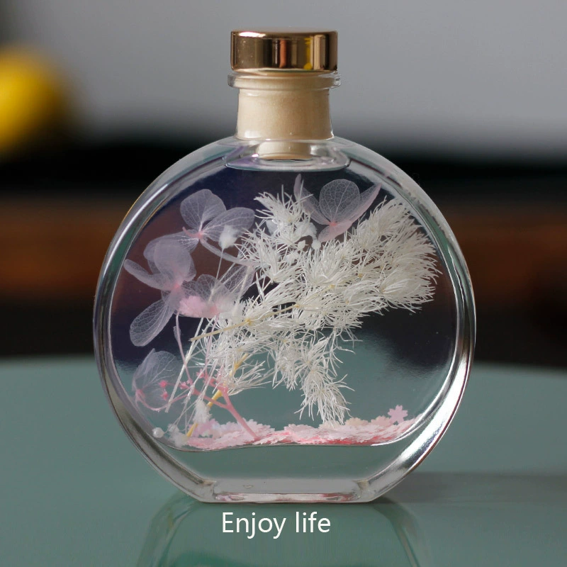 Прямая плоская бутылка ароматерапии с фабрики Пустая бутылка Простая стеклянная бутылка для ароматерапии Пустая бутылка Бытовая бутылка духов Бутылка ароматерапии эфирного масла