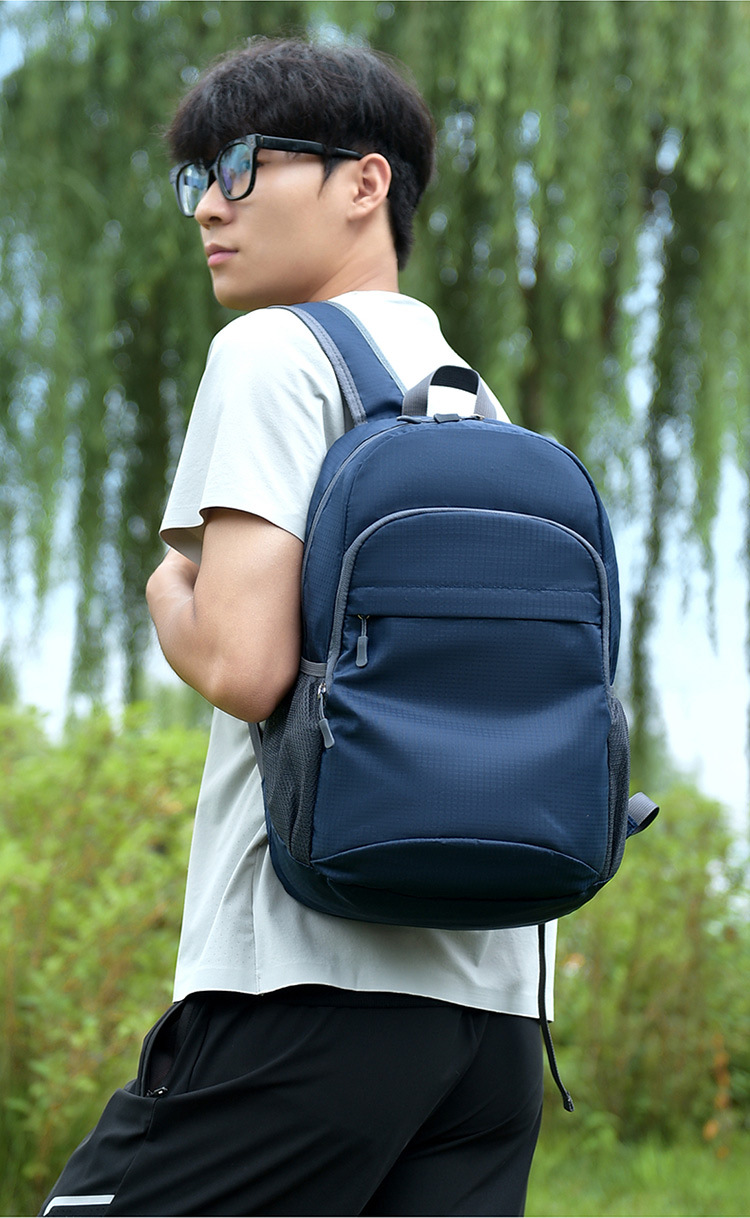 Outdoor Sports Folding Storage Bag, Lightweight For Mountain Climbing Hiking, Large-capacity Camping And Picnic Backpack_voghion.com
