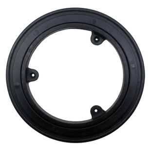 7 inch black round plastic turntable bookshelf display stand base turntable furniture accessories rotating plate