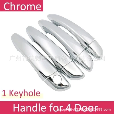 Suitable for 14-23 Citroen Citroen C4 Chrome Silver Handle Sticker Picasso Door Handle Decoration