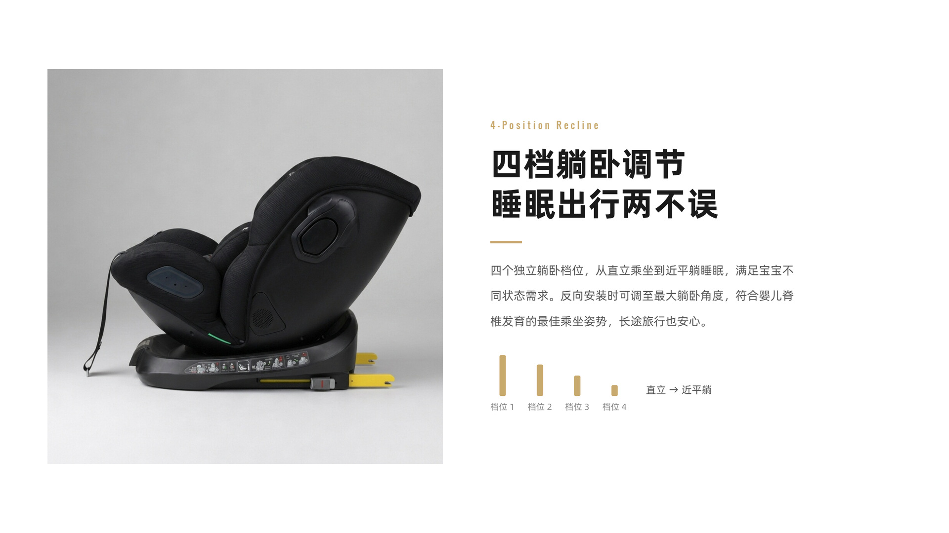 Cross-Border 0-12 Year Old Baby Isofix+Latch Dual Interface Child Car Safety Seat with One-Hand Rotation, Universal