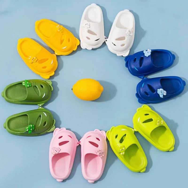 Детские тапочки, новый весенне-летний школьный сезон, милый кролик, домашние повседневные непромокаемые Нескользящие мужские и женские детские сандалии