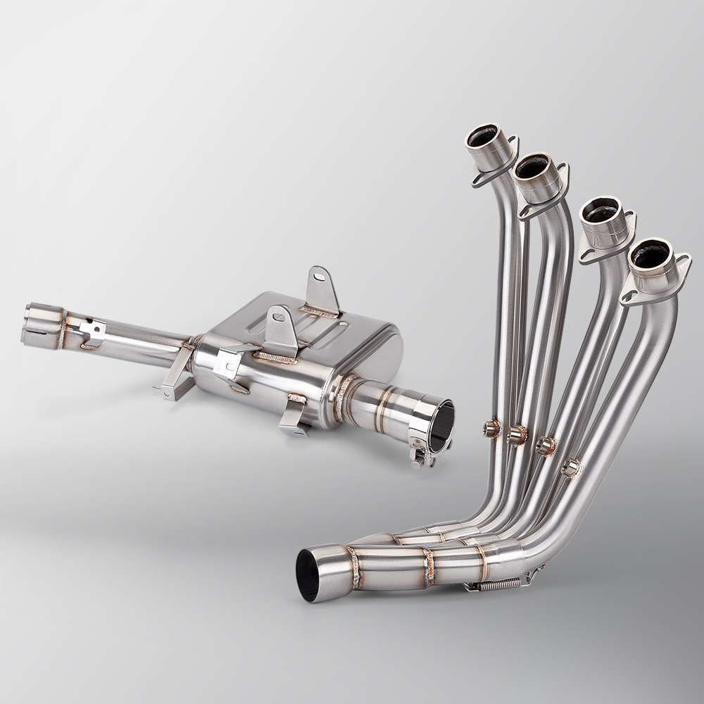Applicable to racing 800 motorcycle exhaust pipe modification front middle section special car dedicated lossless straight up to the original tail section