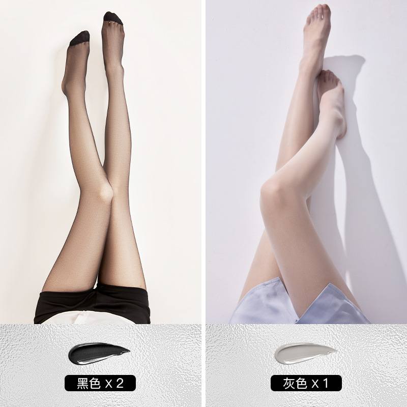 Medias para mujer, protector solar fino de verano, viajero, corrector de seda anti-gancho, calcetines para la piel 0d, calcetines sin costuras