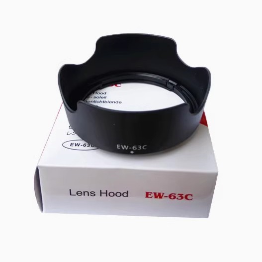 批发EW-63C卡扣遮光罩 适用佳能700D EF-S 18-55mm镜头