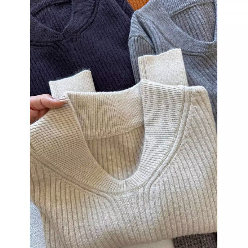 Retro apricot long-sleeve