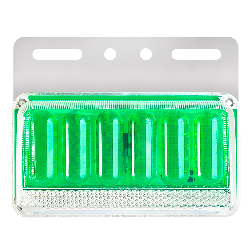 for Truck – Other Width indicator light - 24v-6d-side-light-green-super-bright-waterproof