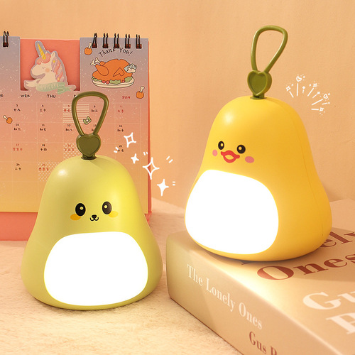Creative cute pet portable night light USB charging bedside soft light atmosphere light mini portable bedside led light