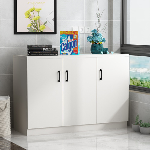 Sunscreen storage cabinet for rentable balconies, household large-capacity shoe cabinet, floor cabinet, simple with lock edge cabinet, rentable