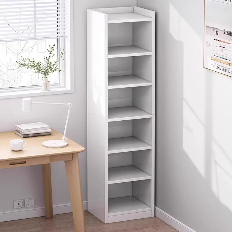 Bookshelf Rack Floor-Standing Simple Household Multi-Layer Living Room Cabinet Storage Cabinet Narrow Gap Small Bookcase Wall Storage