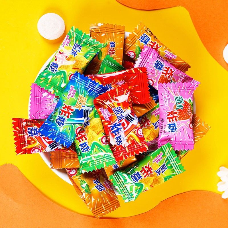 278g Guang Zai Deep Water Bomb Candy Effervescent Solid Beverage Tablets, Dissolve in Water, Explosive Candy, 80s Childhood, Approximately 140 Pieces