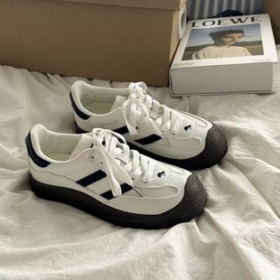 Niche Retro German Training Shoes 2025 Summer New Breathable Korean Style Versatile White Shoes Casual Sports Sneakers Ins