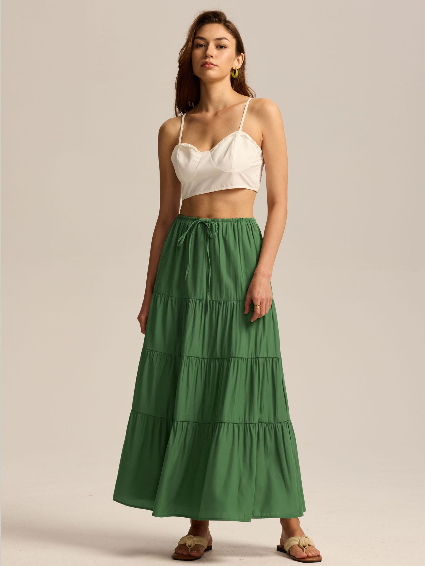 Women's A-Line Skirt Casual Simple Style Solid Color Maxi Long Dress Casual Daily display picture 51