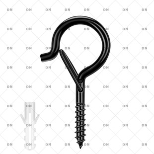 Metal Sheep Eye Hook Spring Buckle Hook Q-Shaped Spring Hook Screw Hook Lantern Hook Hook