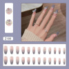 Ultra thin nail stickers, removable multicoloured fake nails for manicure for nails, ready-made product