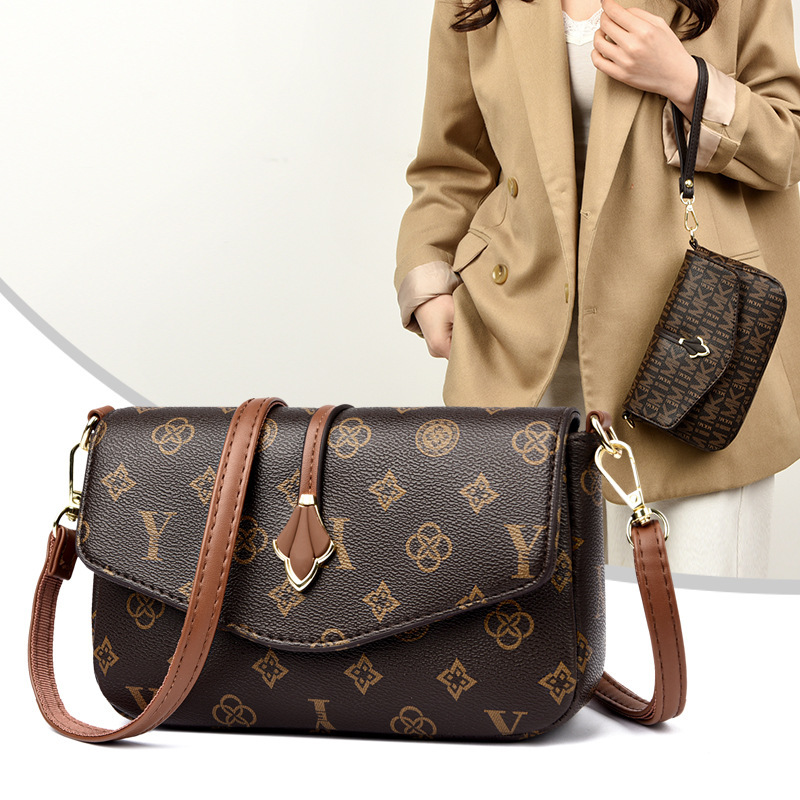 Cross-Border 2026 Spring/Summer New Luxury Women's Handbag, Fashionable Versatile Small Square Bag, Printed Shoulder Crossbody Bag, Wallet Cross-Border 2026 Spring/Summer New Luxury Women's Handbag, Fashionable Versatile Small Square Bag, Printed Shoulder Crossbody Bag, Wallet