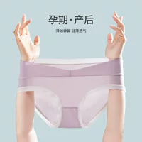 Новое Нижнее Белье для беременных Ice Silk, бесшовные летние тонкие хлопковые шорты для ранней средней и поздней беременности, большие размеры