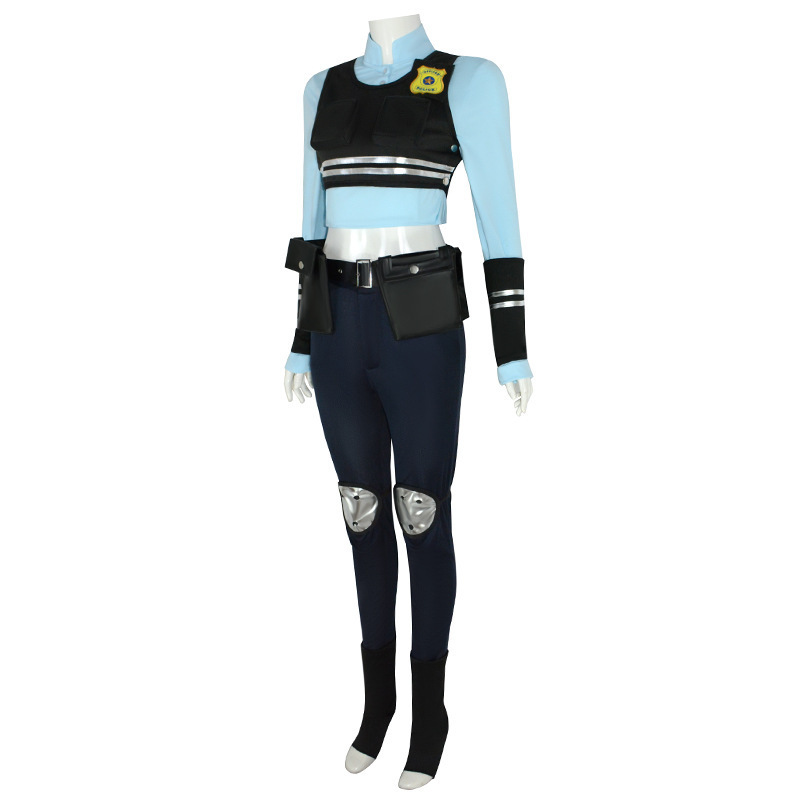 异裳织梦家万圣节服装疯狂动物城兔子警官judy朱迪cosplay漫展动|undefined
