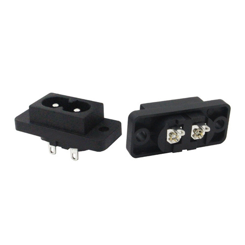 AC power socket 8-pin female socket AC charger socket snap-in socket AC power socket