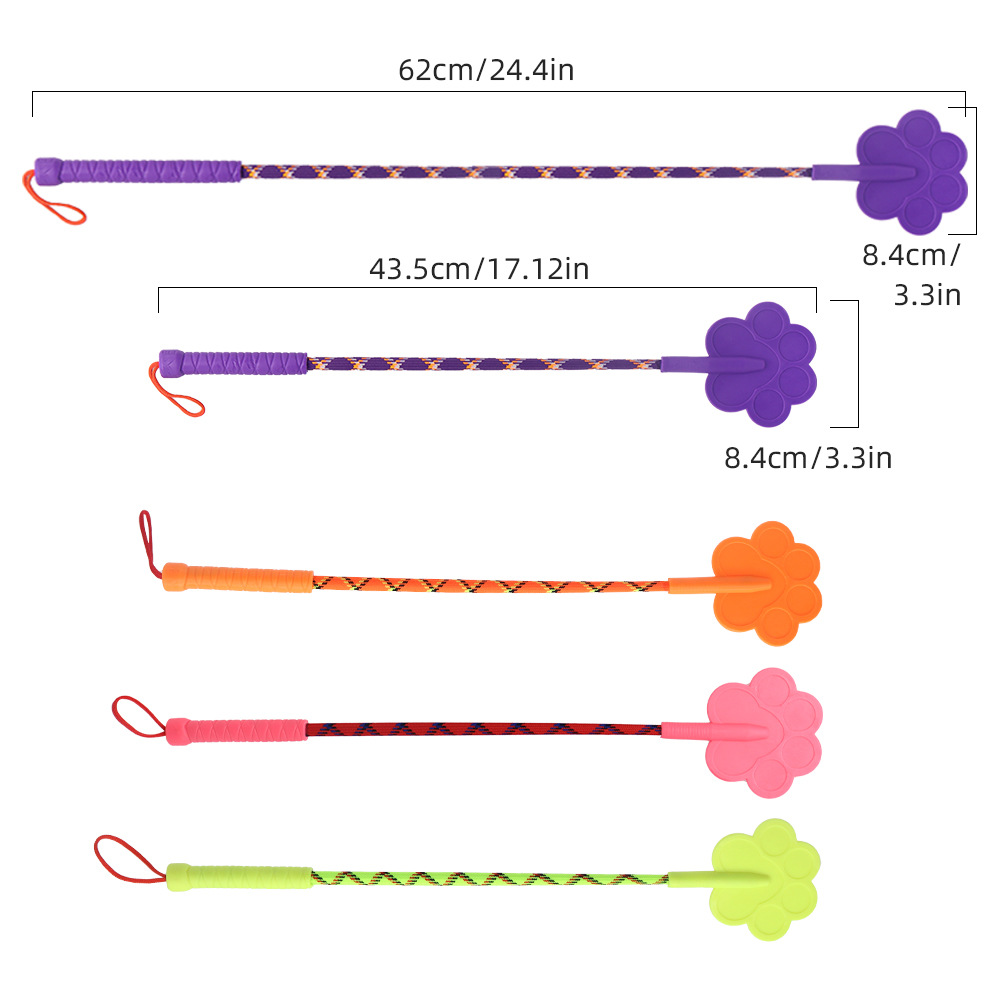 Disparo de perros, disparo de amor, dispositivo de entrenamiento de perros para mascotas, entrenamiento de perros, raqueta de perros, palo largo para perros, artefacto de entrenamiento de perros al por mayor