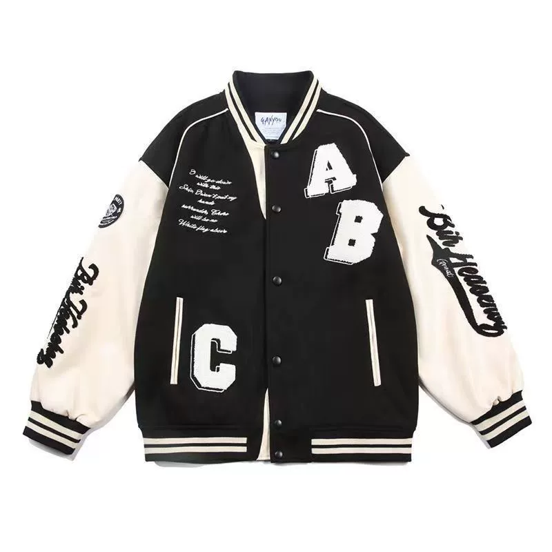 Baseball autumn uniform, brand jacket for elementary school students, American style, with embroidery, Korean style