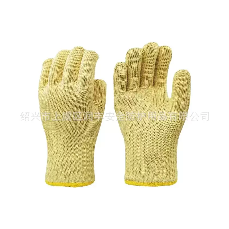凯夫拉防切割手套 芳纶耐高温手套 双层加厚 隔热 阻燃 防护手套