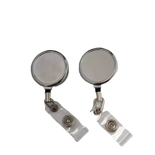 Manufacturer's Zinc Alloy Easy-pull Buckle Telescopic Buckle Factory Brand Id Buckle Anti-lost Buckle Easy-pull Factory Brand Buckle