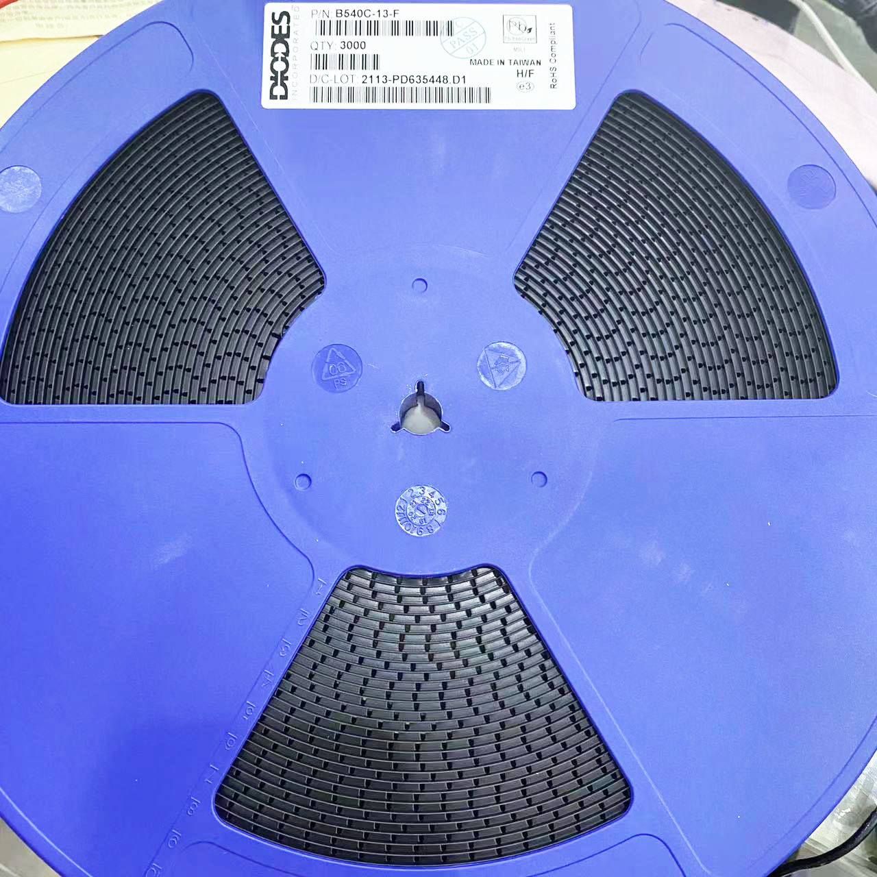 B540C B540C-13-F SMC封装 DO-214AB 贴片二极管 肖特基 40V美台